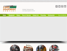 Tablet Screenshot of lawnequipco.com
